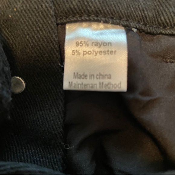 Black  Ladies Denim Overalls - Size Small-Stretch-No Name Tag-Great Condition - Picture 12 of 12